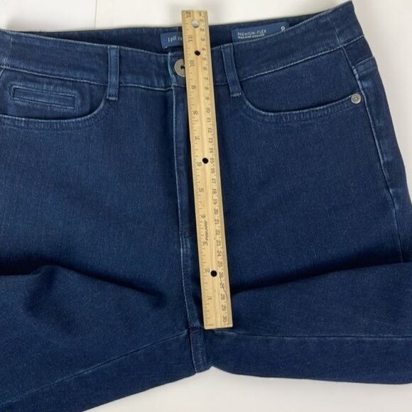 J Jill Women's Premium Flex High Rise Leggings Jeans 28x28 size 8 stretch - Picture 8 of 12
